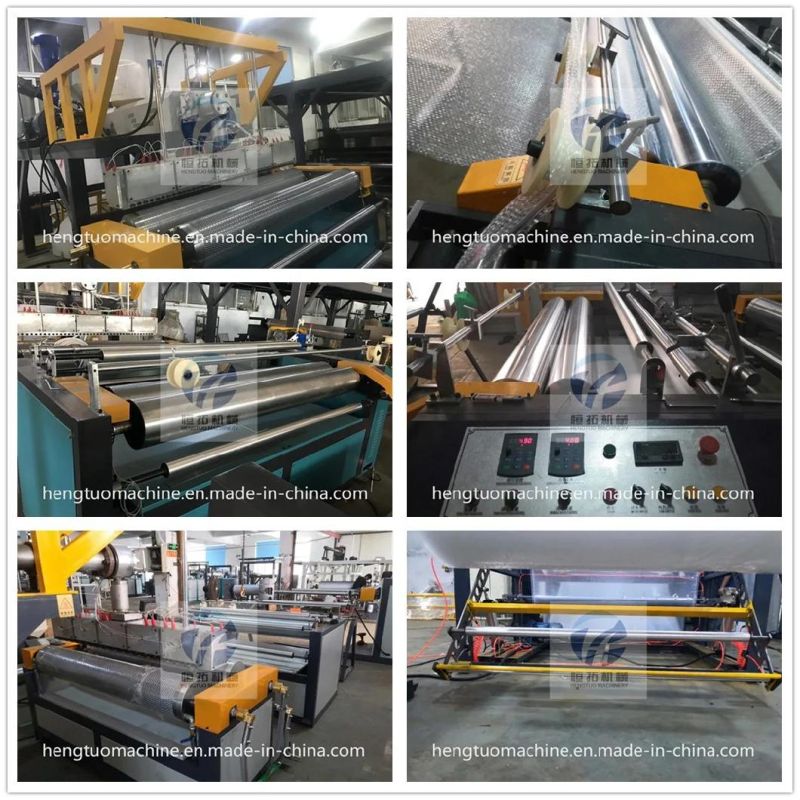 PE Air Bubble Wrap Film Making Machine Shockproof Waterproof Wrap Sheet Roll Extrusion Machine Hengtuo Machinery