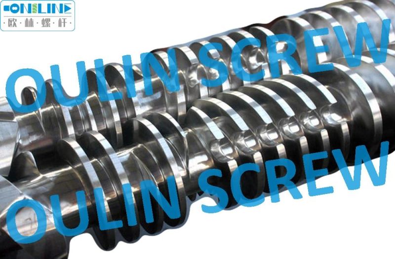 Kruassmaffei Kmd2-60kk Twin Conical Screw and Barrel for PVC Pipe, Sheet, Profile, Pellets