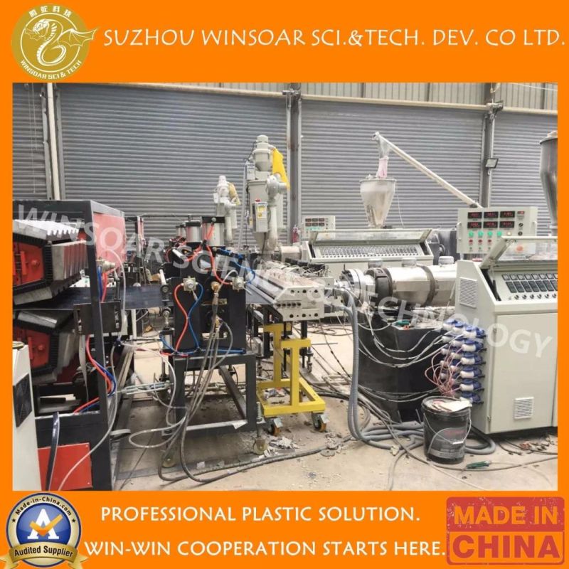 Plastic Composite Bamboo Roof Tile Processing Line/ PVC Bamboo Roof Plate Processing Line/ Vinyle Bamboo Roof Sheet Processing Line