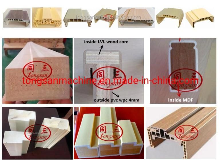 Wood Plastic PVC WPC Door Frame Extrusion Making Machine