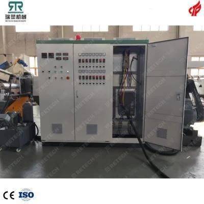 Plastic PP PE Water Strand Granulating Machine Single Screw Extruder Pelletizing Machine