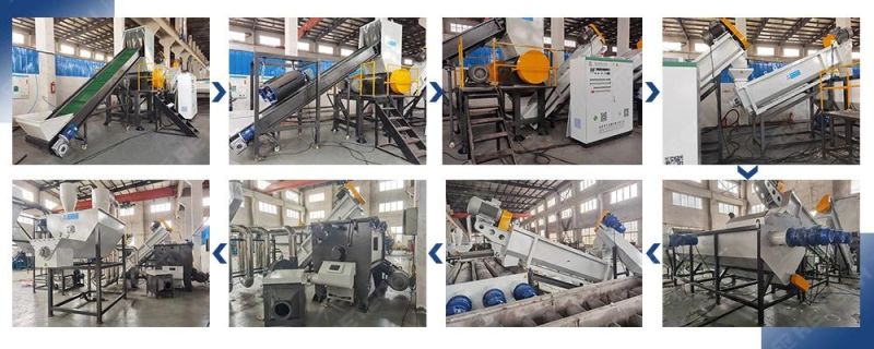 Plastic Recycling Plant Oily Waste PP PE LDPE Film Washing Drying Machine