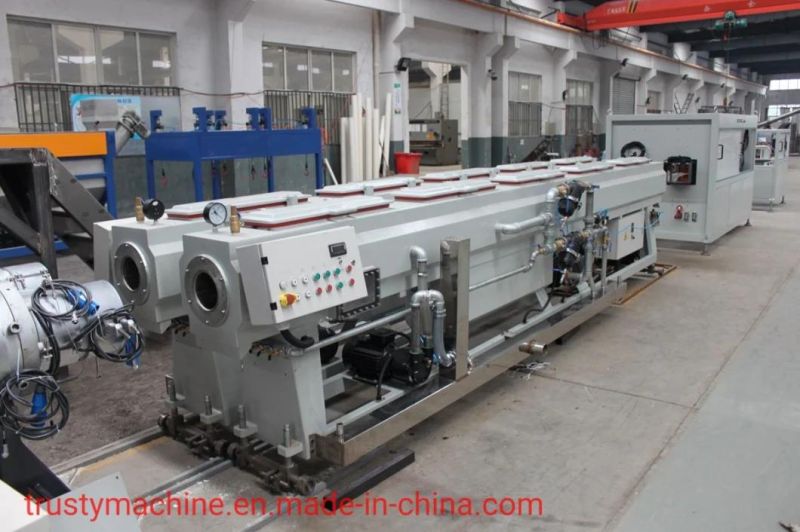 Plastic UPVC/PVC Double Pipe Extrusion Machine