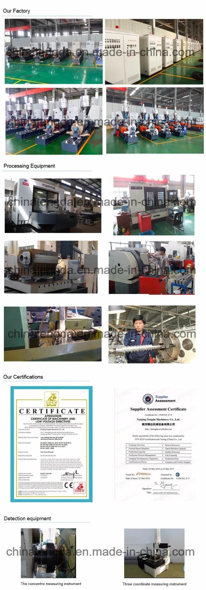 CaCO3 Fillers Masterbatch Plastic Pelletizing Extruder Machine Manufacturers