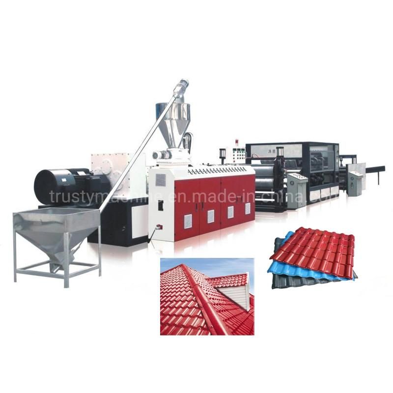 PVC Glazed Roof Sheet Making Machine Production Line