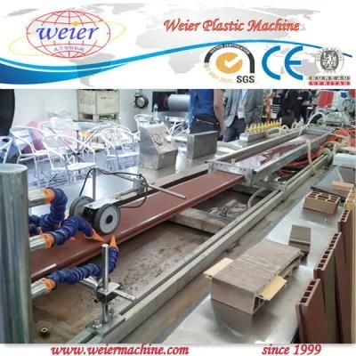 PP PE PVC Wood Plastic Composite Profile Production Line