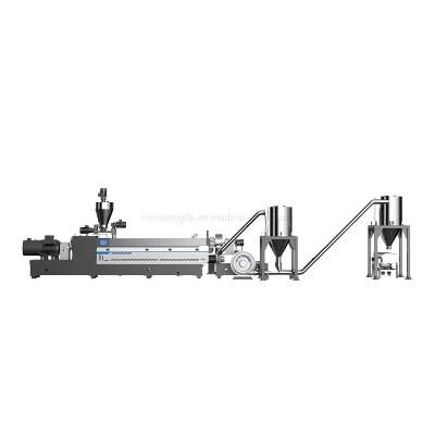 PP PE Masterbach Plastic Granule Twin Screw Extruder