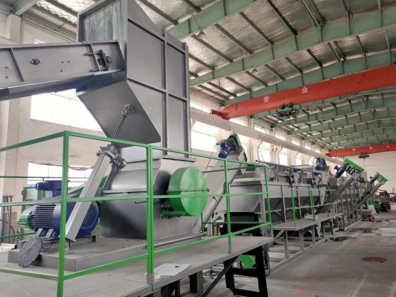 LDPE Film Waste Plastic Pelletizing Machine Washing Machine