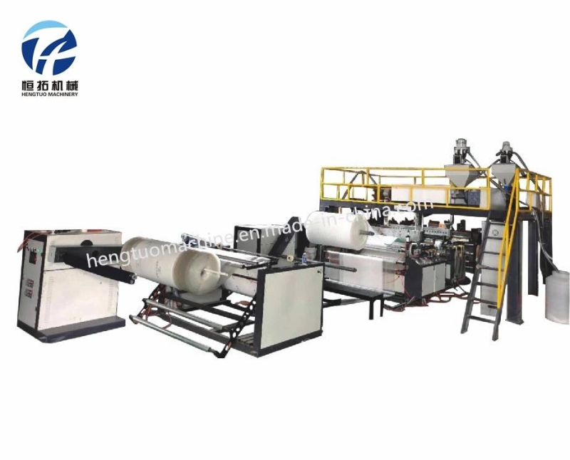 Double Layer or Multi-Layer Air Bubble Film Sheet Making Machine for Plastic PE Wrap Sheet Packaging