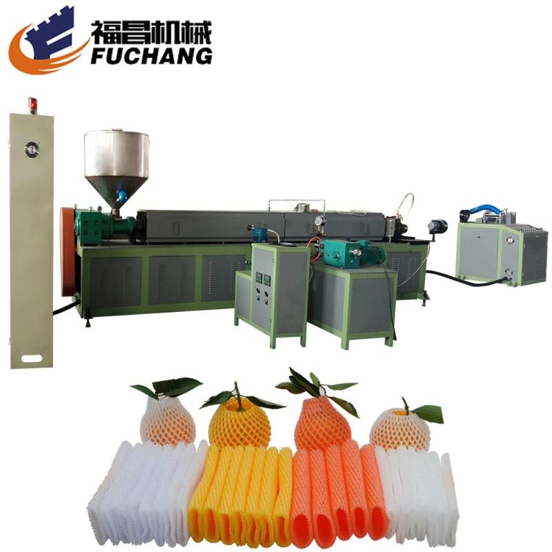 PE Foam Mesh Making Machine for Fruit Packing