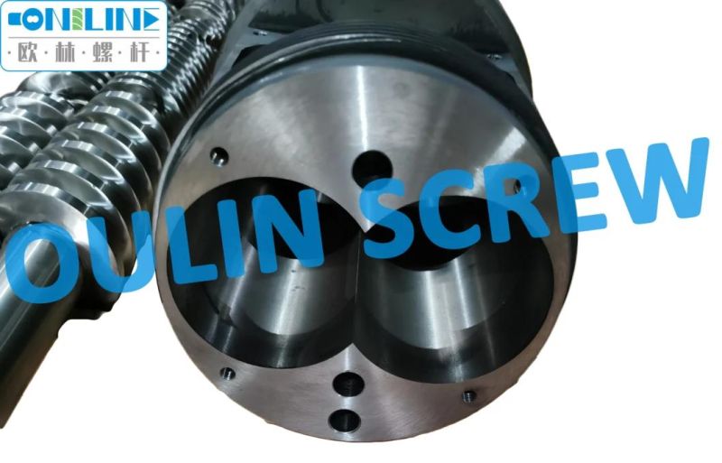 Cincinnati Milacron Cmt 45/97 Twin Conical Screw and Barrel for PVC Profiles