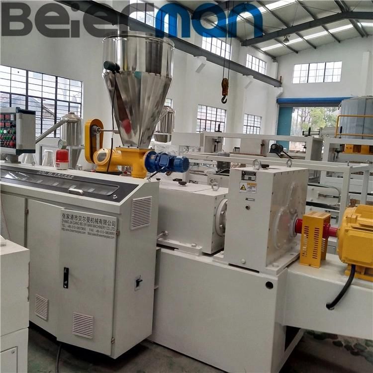 150kg-200kg PVC New/Recycled Granules Sjsz55/120 Double Screw Extrusion Die Head Cutting Pelletizing Line with Vibrator