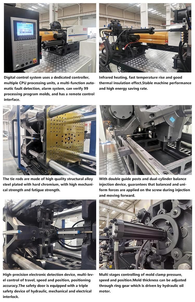 All Automatic Horizontal Molding Machine Servo Motor Injection Molding Machine