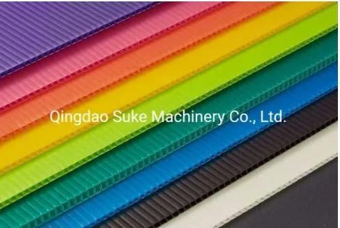 PP Hollow Sheet Extrusion Line/ PP Corrugated Plate Manufacturing Machine/ Plastic Corrugated Box Making Extrusion Line