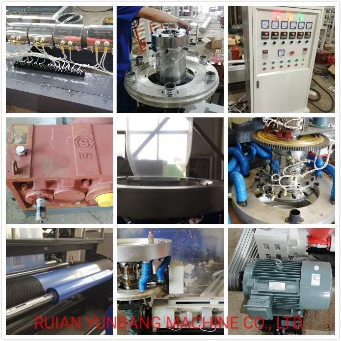 ABA Double Die Head Three Layer Co-Extrusion Film Blowing Machine