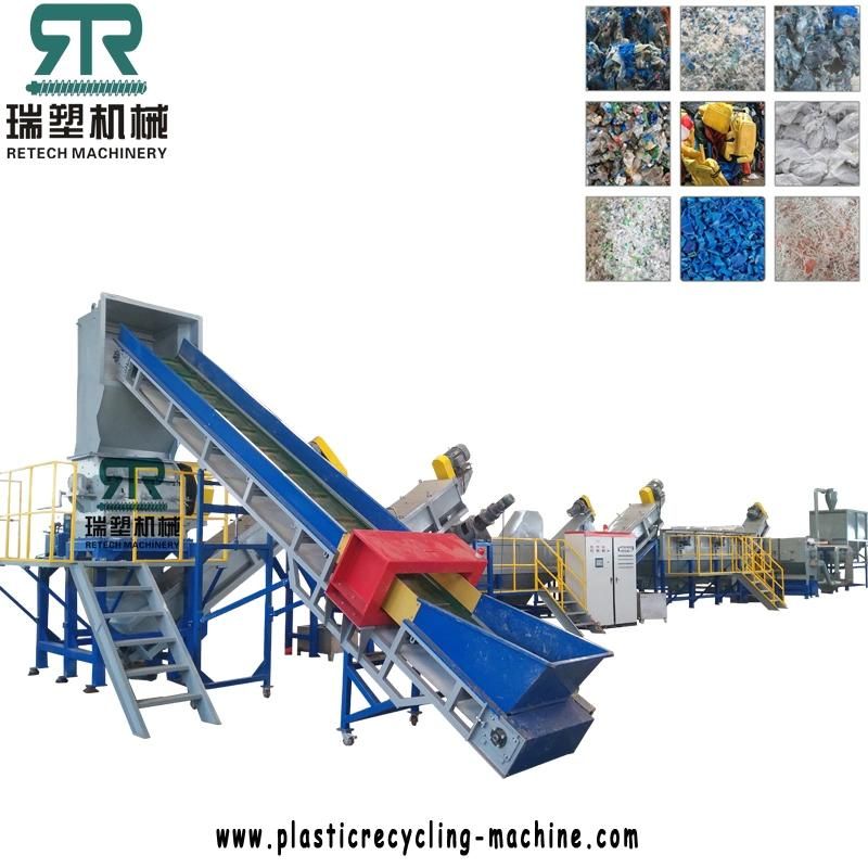 Plastic BOPP/BOPET PP PE Lamination Packaging Film Recycling Granulating Line