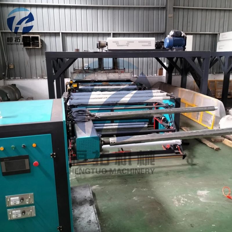 PE Double Extruder 4 Layer Compound Air Bubble Film Making Machine Wrapping Sheet Roll Machine