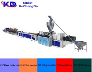 High Quality Plastic PVC Artificial Faux Marble Strip/Corner Profile Extrusion Machine