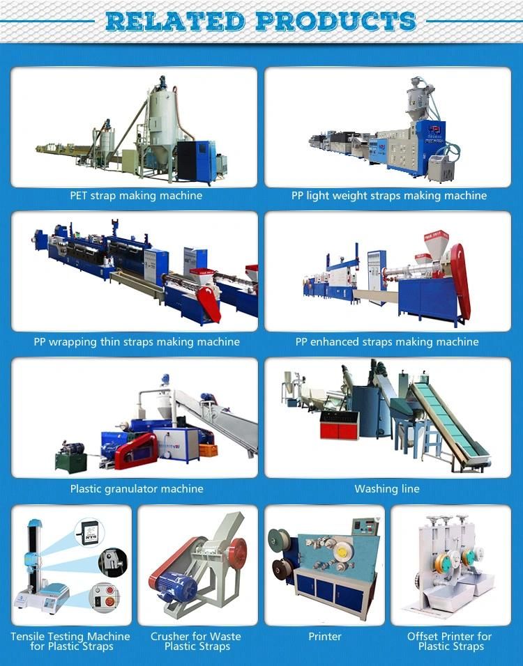 Plastic PP Band Production Line Plastic Extrusion Line