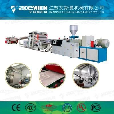 WPC Spc Waterproof Flooring Tile Mat Profile Extrusion Making Machine Acemien on Sale