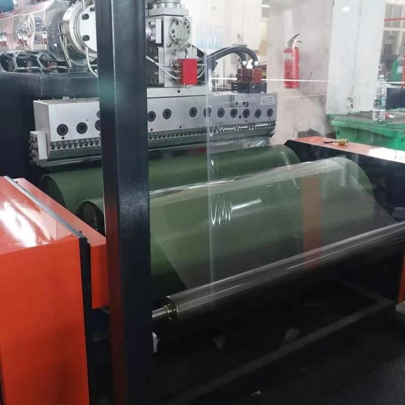 Co-Extrusion CPE TPE PE Film Cast Embossed Film Extrusion Machine