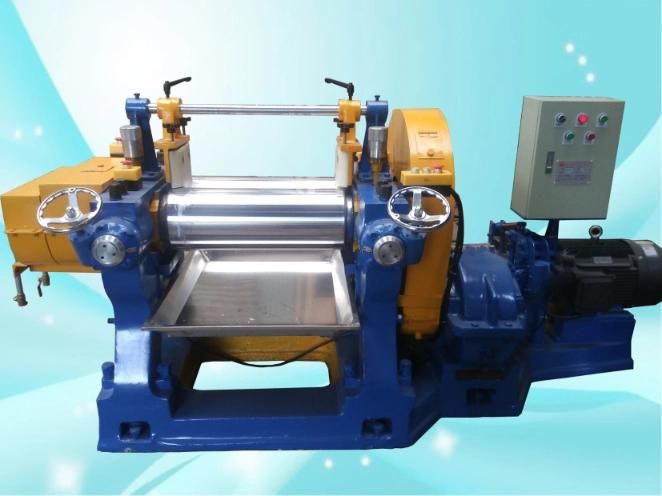 Dl9-Inch Two Roll Open Mixing Mill for Silicone Machine