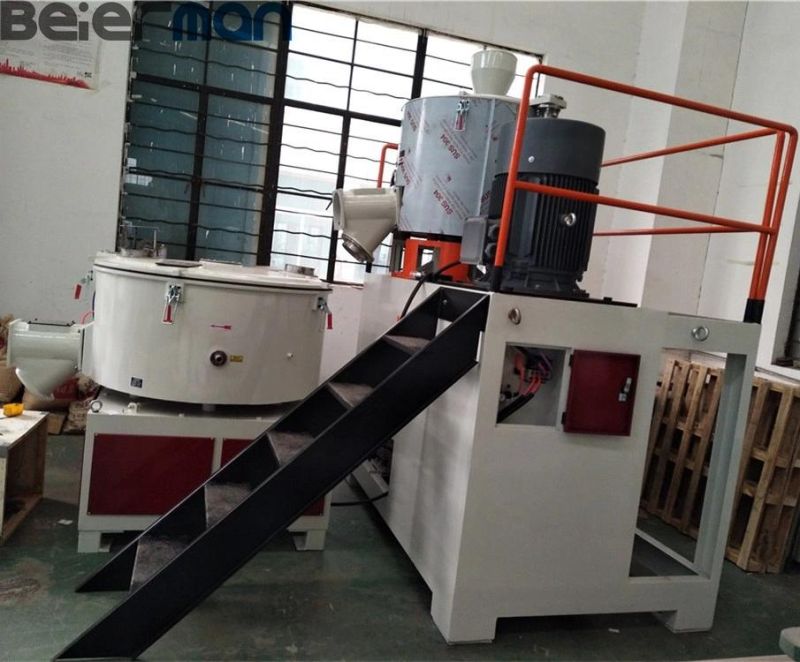 High Quality PVC Hot Die Face Cutter Granulating Line 250kg/H with Sjsz65/132 Double Screw Extruder