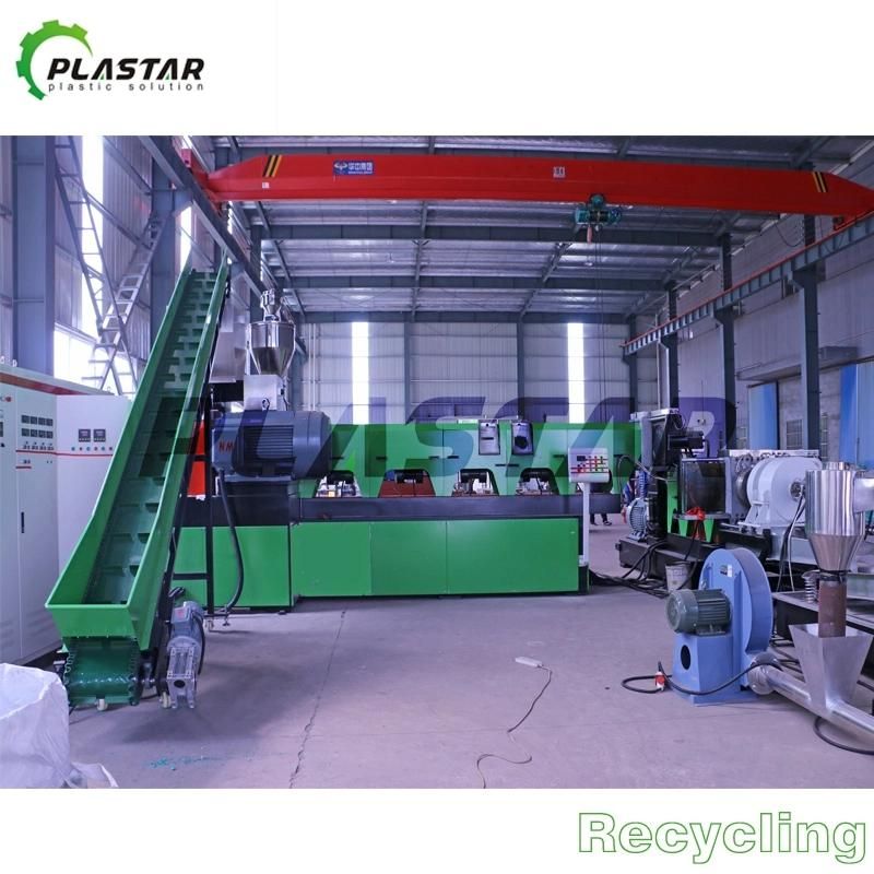 Waste Plastic Recycling Machine for PP PE LDPE LLDPE HDPE Pet ABS EPS PVC Granulation Pelletizing Production Line