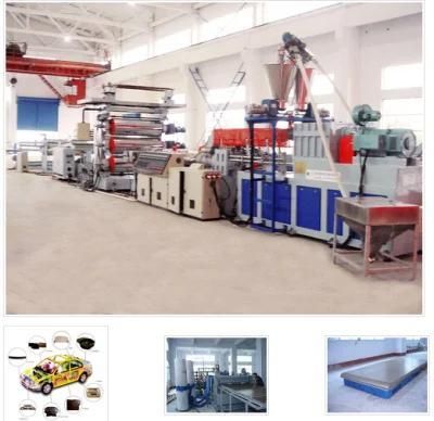 WPC One-Step Sheet Extrusion Line for Producing Car Automotive Upholstery