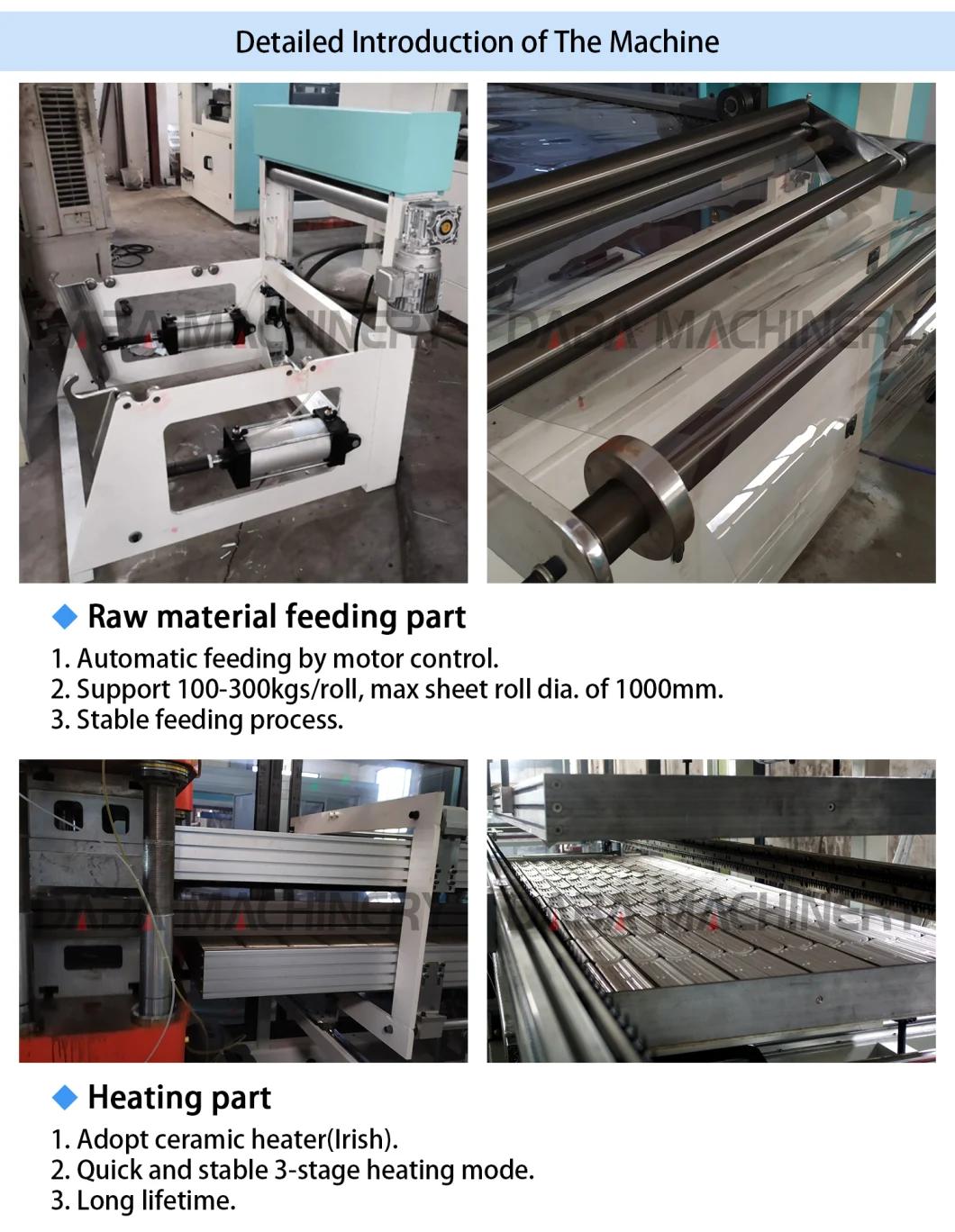 Full Automatic Thermoforming Machine 4 Station Forming Good Price Machine