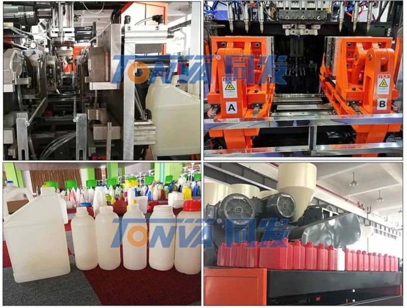 5 Liter Four Layers Plastic Pesticide Bottle Blowing Machine Extrusion Blow Moulding Machine