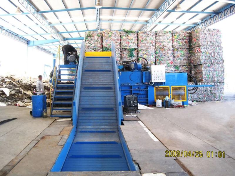 Semi-Automaic Horizontal Baler for Waste Paper Pet Bottle Baling Machine