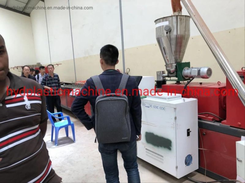 Outdoor WPC Decking Flooring Profile Extrusion Line