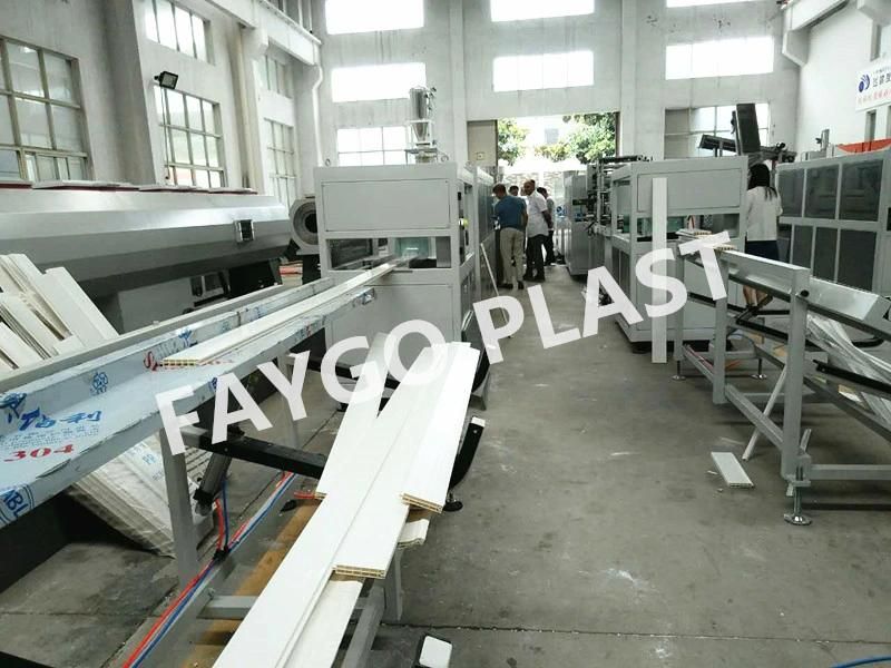 PVC Plastic Profile Extruder Machine/Production Line