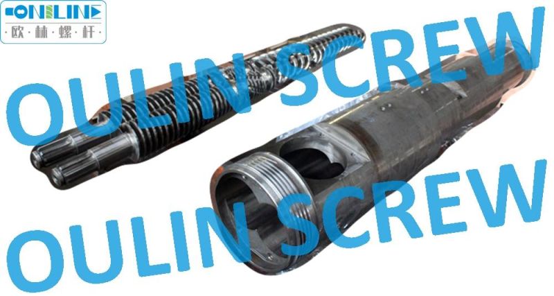 Jwell Liansu 65/132 Twin Conical Screw and Barrel for PVC Extrusion