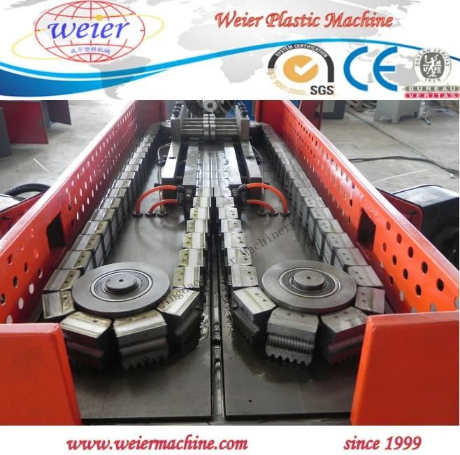 PP PE PVC EVA PA Plastic Single Wall Corrugated Pipe Extrusion Line