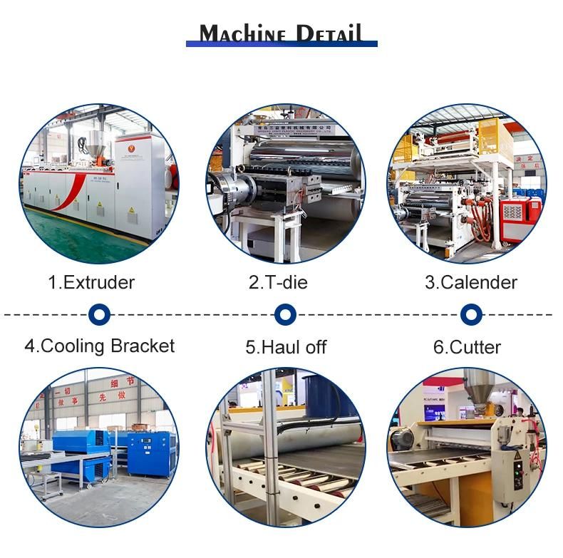 PVC WPC Crust Foam Board Sheet Machine Production Extrusion Line