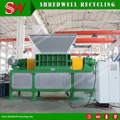 Two Shaft Scrap Tire/Metal/Wood/Plastic Shredding Equipment for Recycling