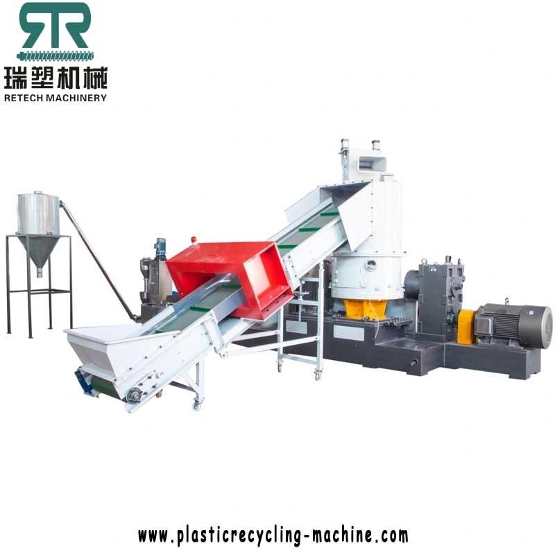 Plastic PE/PP/HDPE/LDPE/LLDPE/BOPP Film/Bag/Woven Bag/Non Woven/Fiber/Silk Granulating Line/Granulation Plant/Agglomeration Recycling/Compact Pelletizing Line