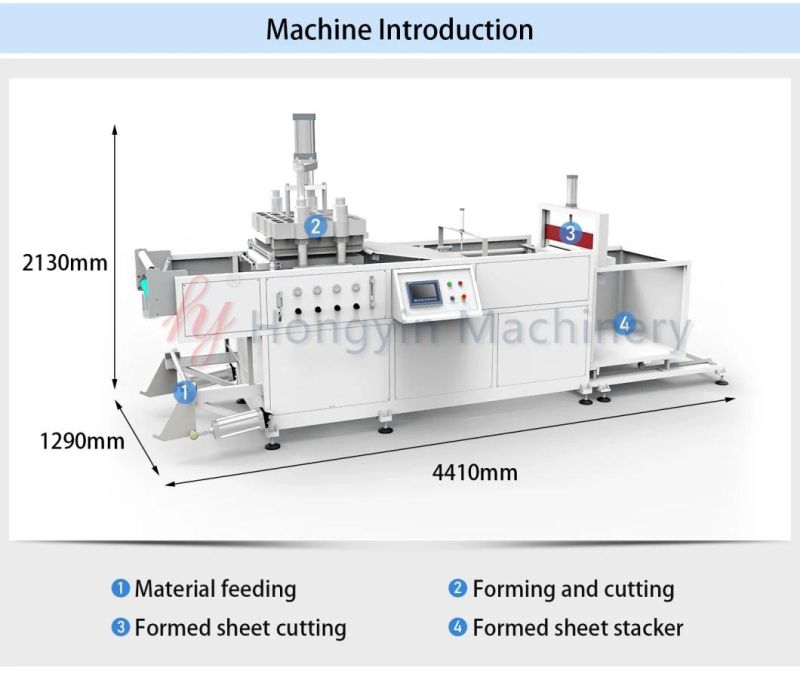 Plastic Fast-Food Tray and Lid Thermoforming Machine