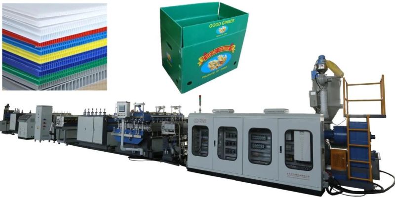 PP Hollow Corrugated Sheet Machine