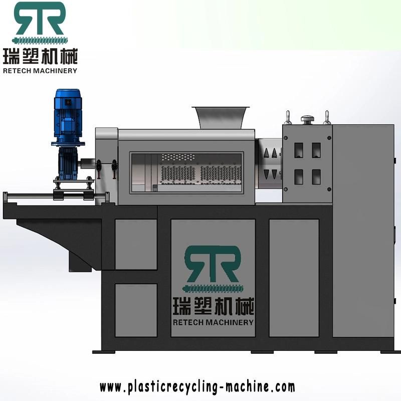 PP PE Film Bags Pet Aluminum Film Recycling Extruder Plastic Pelletizing Machine Granulating Production Line