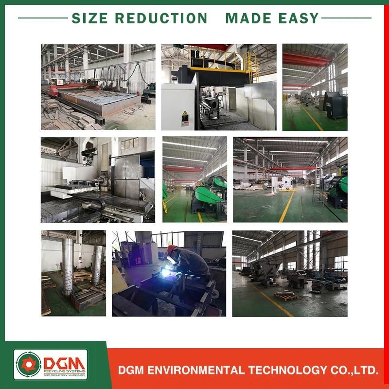 Large Diameter Double Walls Corrugated Pipe Shredding Crusher for Plastic Recycling Line