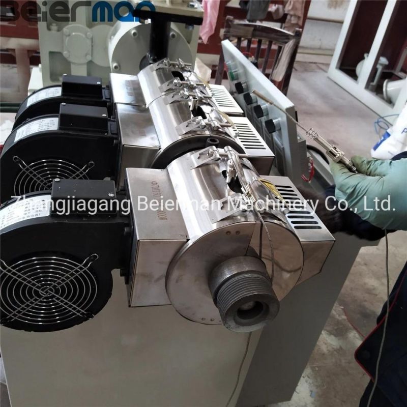 Fast Delivery 0.75kw 1.1kw 1.5kw Motor Customized Sj25 Sj30 Model Single Screw Extruder for Making Pipe Color Line/Small Profiles