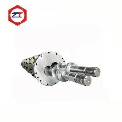 Twin Extruder Screw Spare Parts Plastic Extruder Screw and Barrel