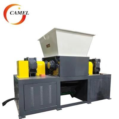 PE PP Plastic Film Double Shaft Shredder Machine Factory