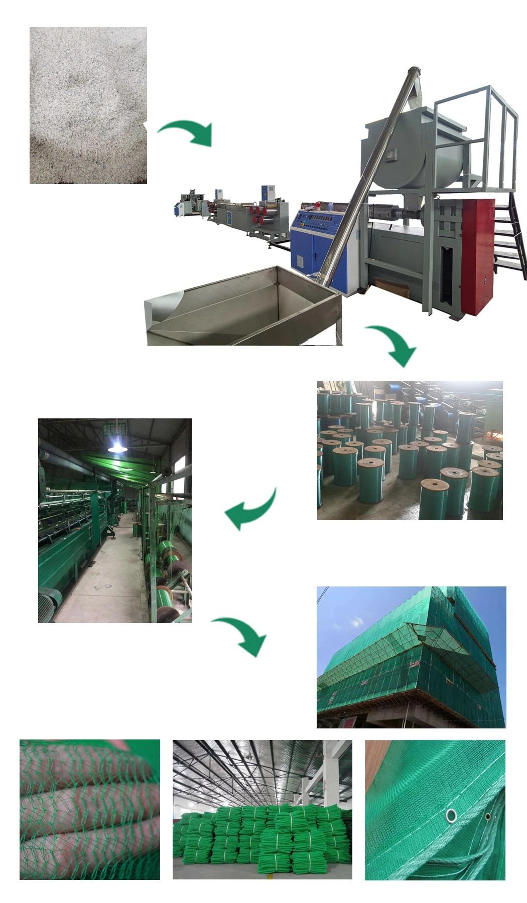 Plastic Filament/Fiber/Bristle Pet/PP Filament Safety Net Filament Extruding Making Machine