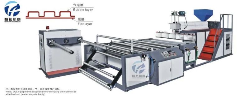 PP PE Pet Cast Stretch Bubble Film Extrusion Making Machine Automatic