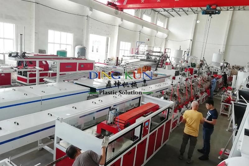 PVC Fiber Reinforced Pipe Extrusion Line Garden Hose Production Machine