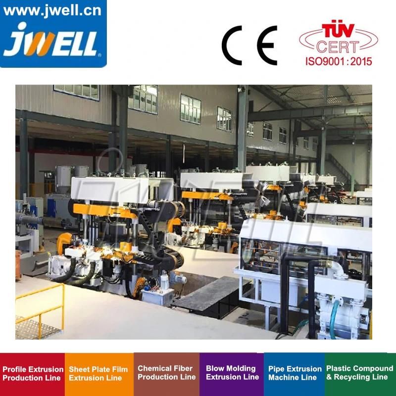 Jwell High Speed ID100-300mm Double Wall Corrugated Pipe Extrusion Line